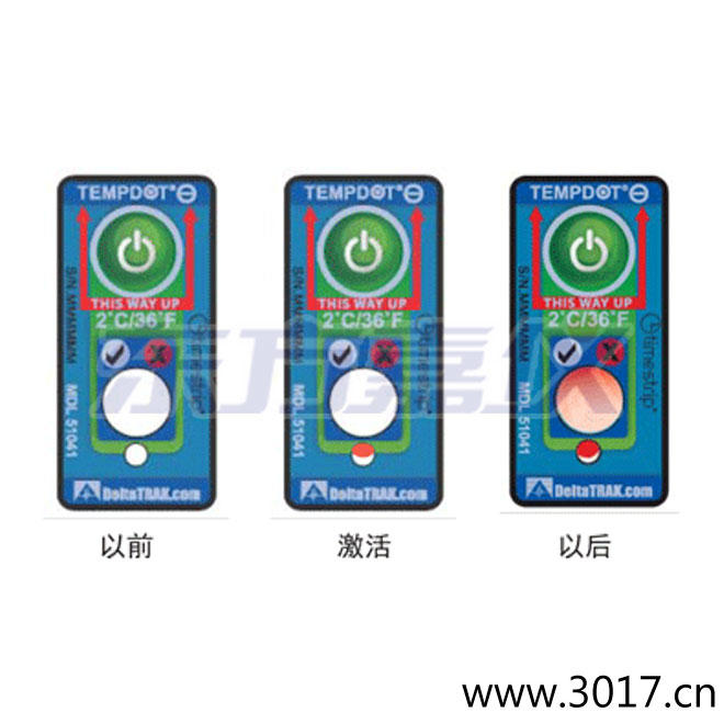 溫度指示標(biāo)簽 累計(jì)下降溫度的標(biāo)簽